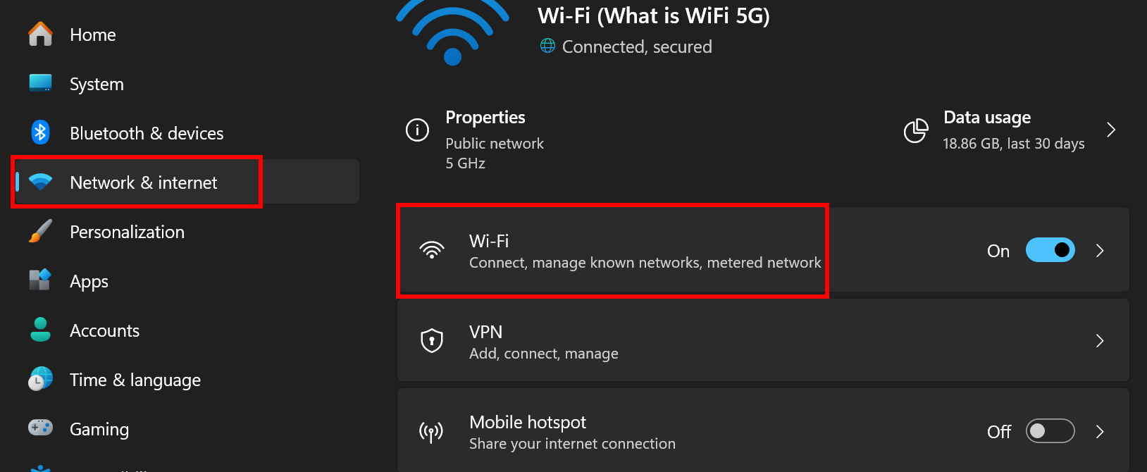 Network Settings