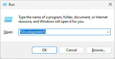 LocalAppData folder