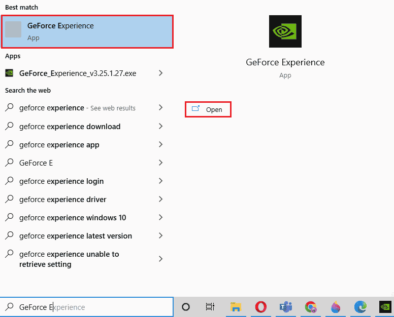 Open Nvidia app