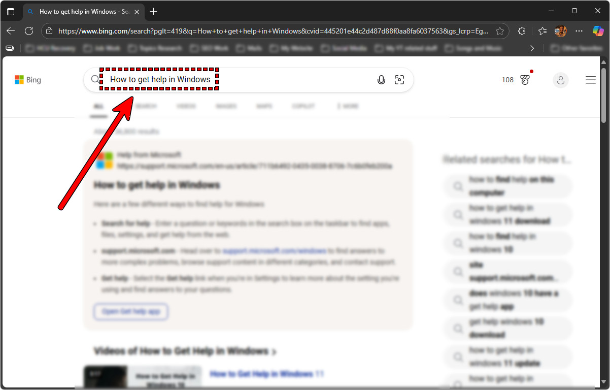 How to get help tab opening randomly in Microsoft Edge