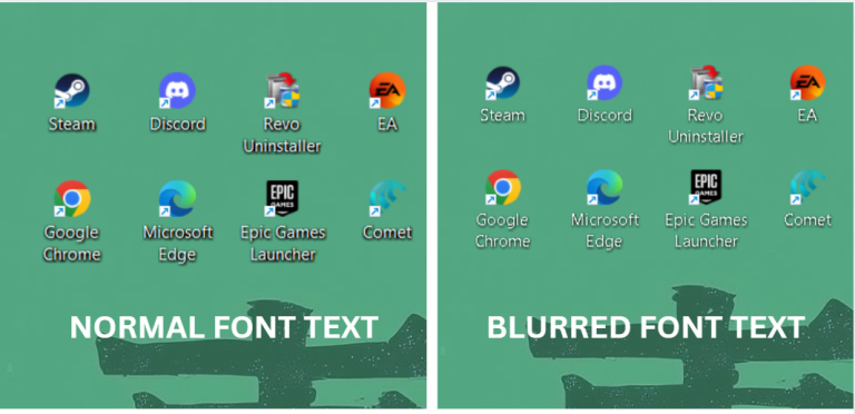 How to Fix Blurry or Distorted Text on Windows?