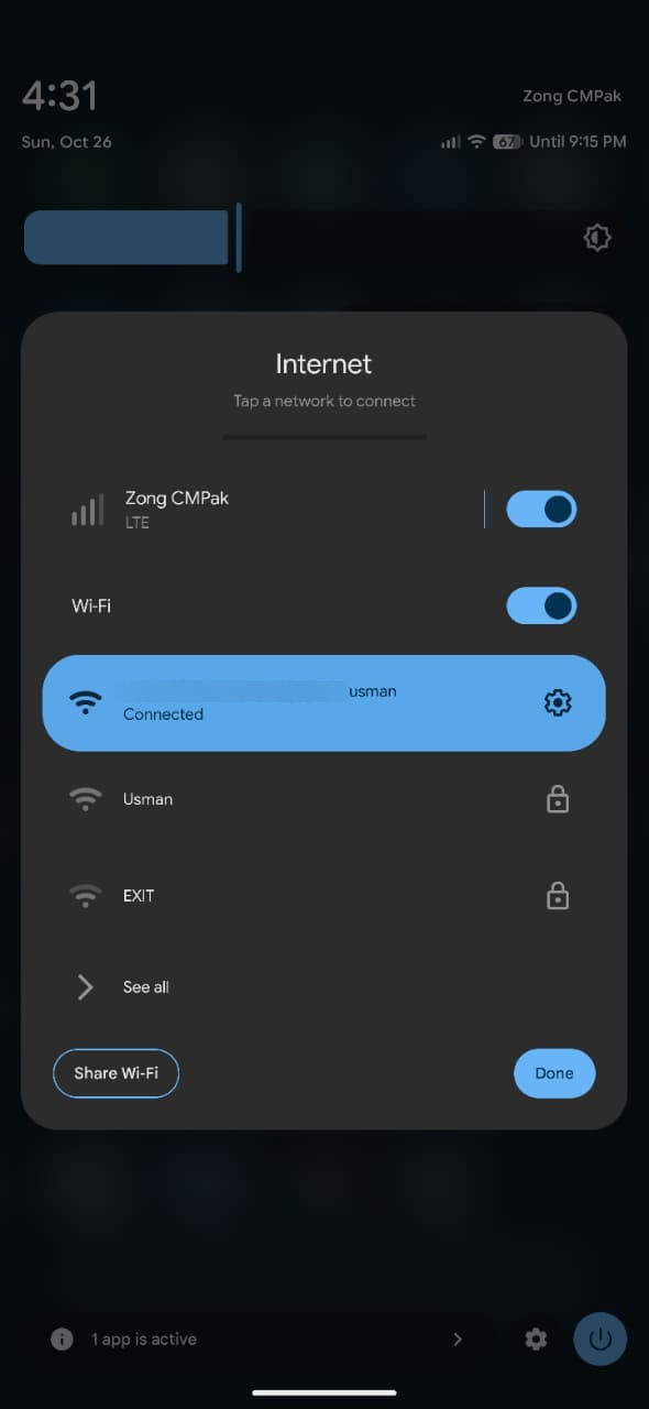 Switch between Wi-Fi and mobile data on Android