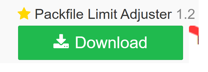 Download Packfile Limit Adjuster page