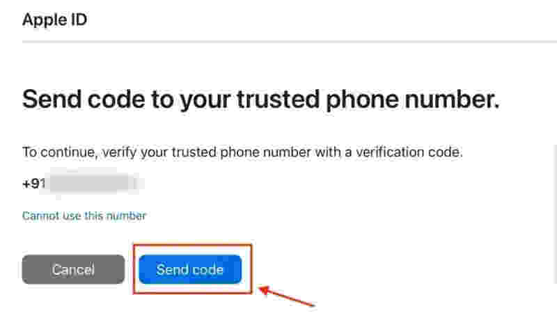 This Phone Number Cannot Be Used at This Time (Apple ID) resend code to phone