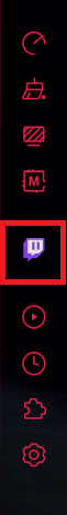 Twitch in sidebar add-on
