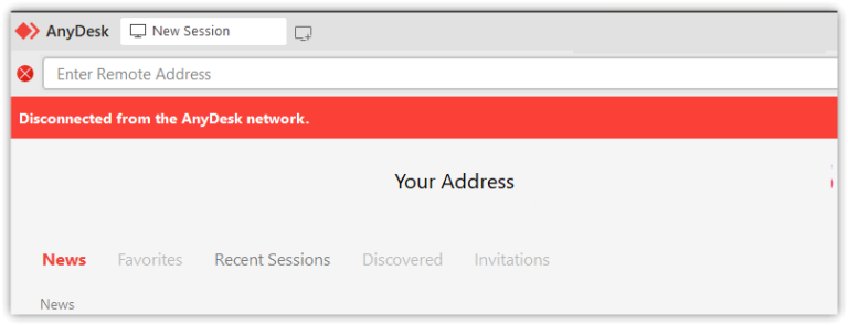 How to Fix “Disconnected From The AnyDesk Network” Error
