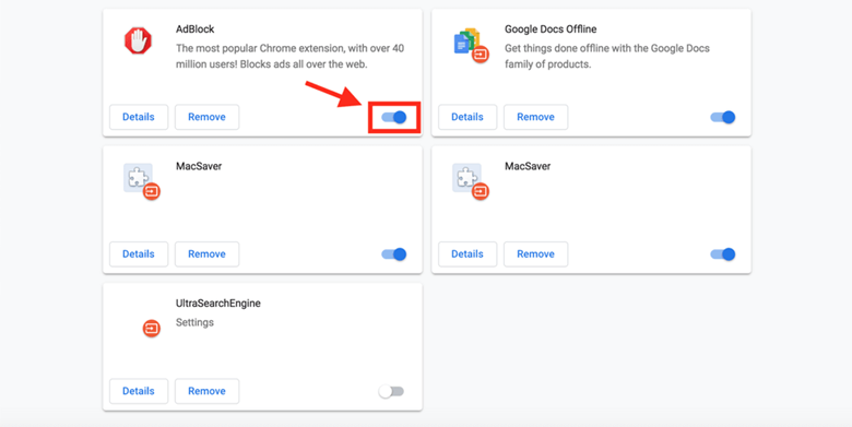 CapCut Web in a browser with ad blockers or VPN settings being checked while templates fail to load.