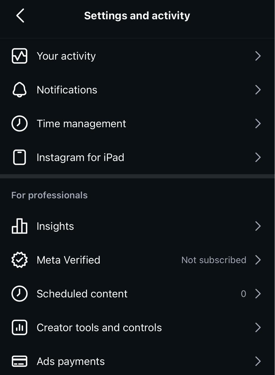 Instagram account settings and help references showing that licensed music access can be restricted on certain business accounts.