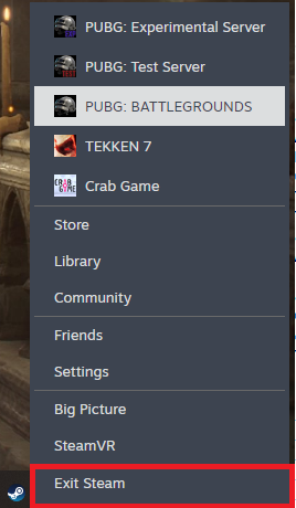 Steam restarting and signing in again on Windows while testing whether cloud sync failures affect multiple games.