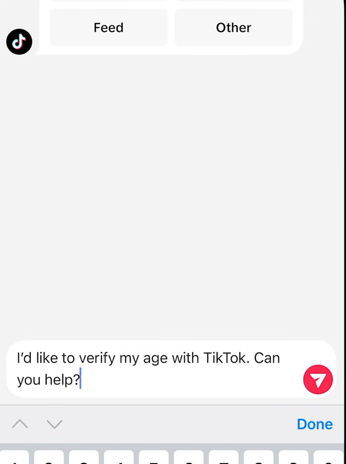 TikTok create screen missing the LIVE tab or showing a different creator path instead of Go LIVE.