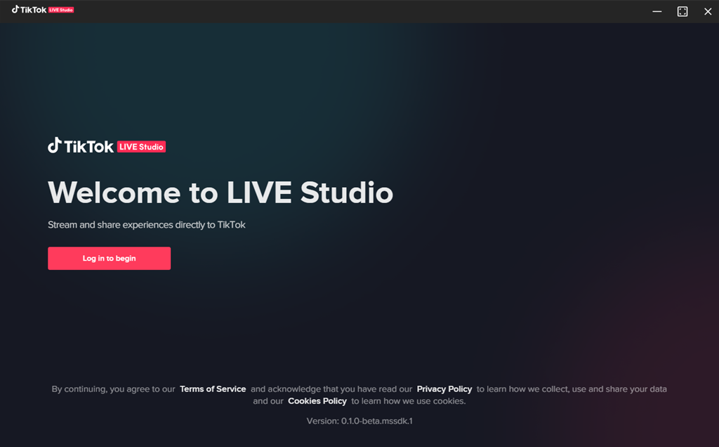 TikTok showing a LIVE Studio or monitor-live path instead of the normal mobile Go LIVE button.
