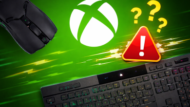 Xbox Cloud Gaming on a PC showing a game stream that responds to controller prompts but not to mouse and keyboard.