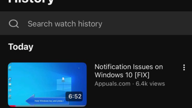 YouTube home page showing watch history is off and generic recommendations.