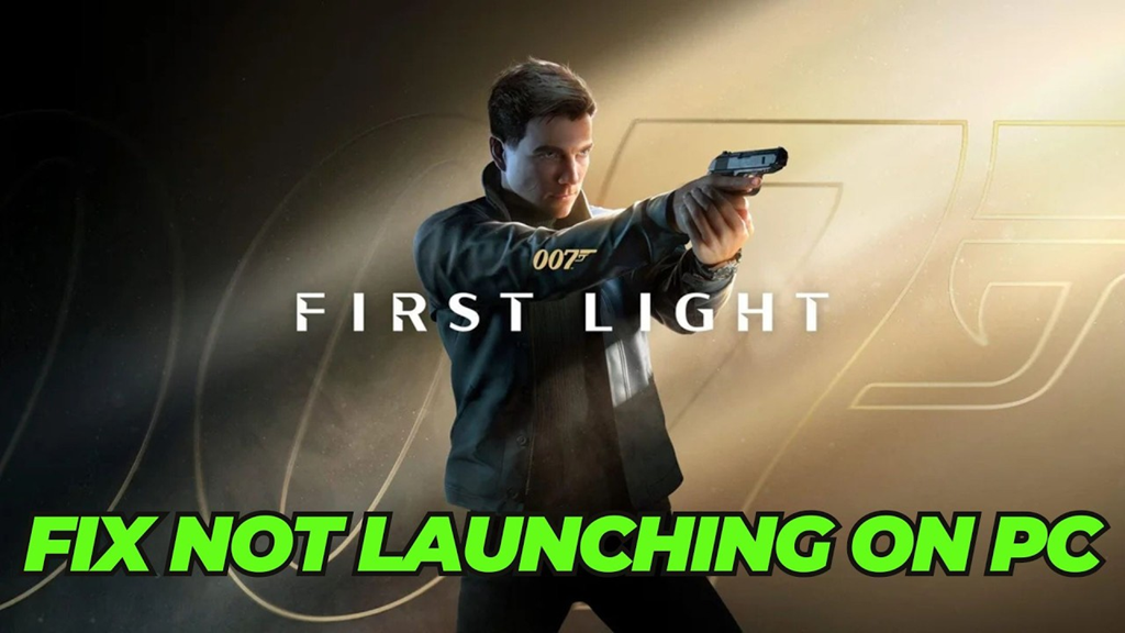 007 First Light being reinstalled from the official launcher after earlier repair steps were exhausted.