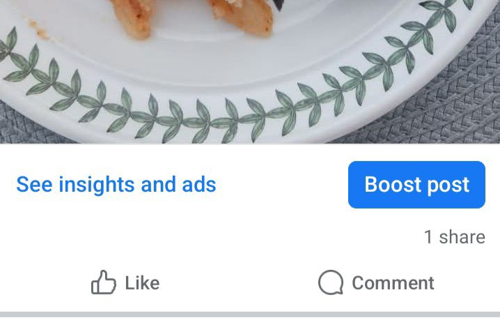 A Facebook post where the user expects a Share button but only sees limited or missing share options.
