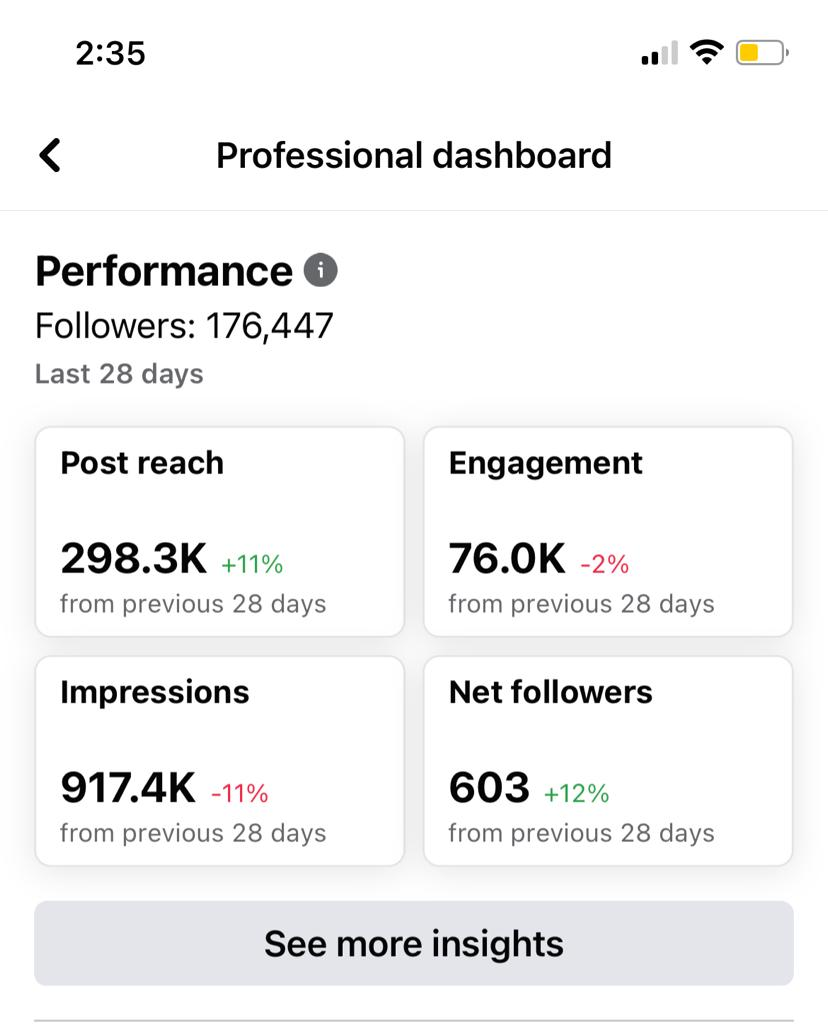 Facebook See all profiles menu switching into a Page before opening Professional Dashboard or Meta Business Suite.