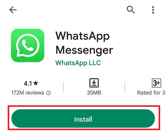 Phone uninstalling and reinstalling the official WhatsApp app after the HD option disappears.