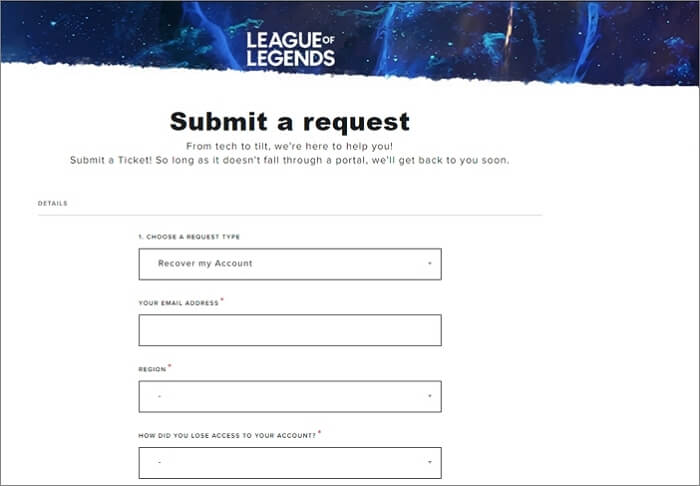 Riot account recovery page being used after email verification or Verify Account still fails in VALORANT.