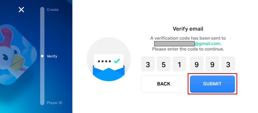 Supercell ID login screen checking that the exact email address tied to the account is being entered.