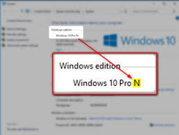 Windows About page showing an N edition and the Microsoft Media Feature Pack page needed for NVIDIA overlay support.