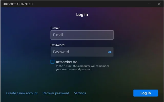 Ubisoft Connect sign in prompt for the correct account linked to a Steam or Epic purchase of Assassin's Creed Shadows.