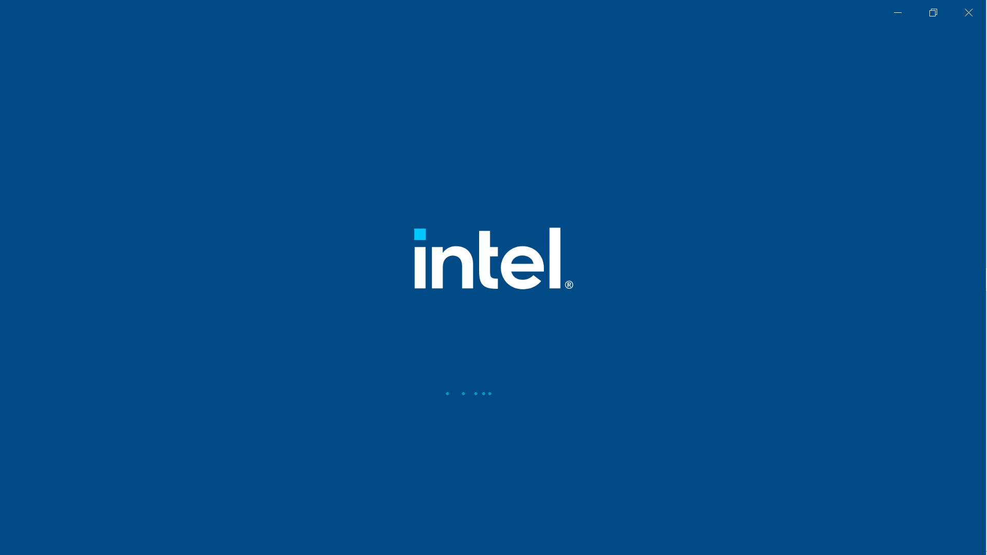 Intel Graphics Command Center on Windows failing to open while Intel driver and Microsoft Store checks are being reviewed.