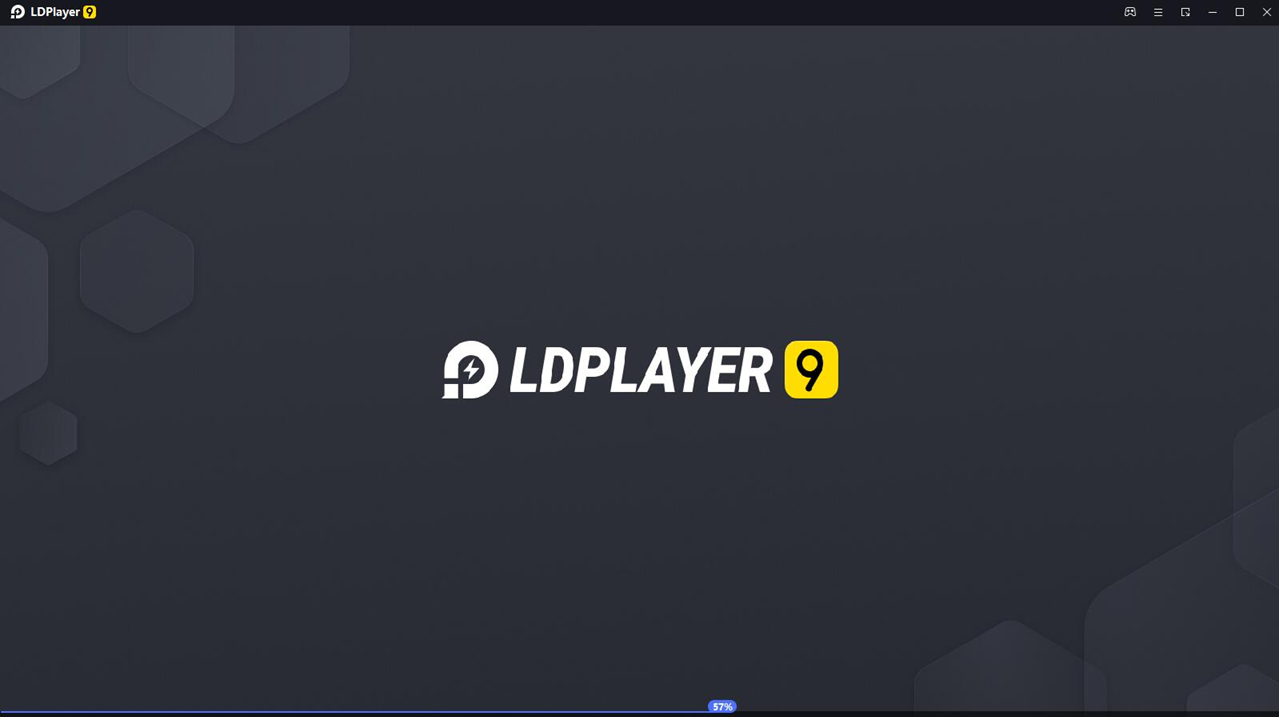 LDPlayer stuck at 94 percent during engine startup on a Windows PC.