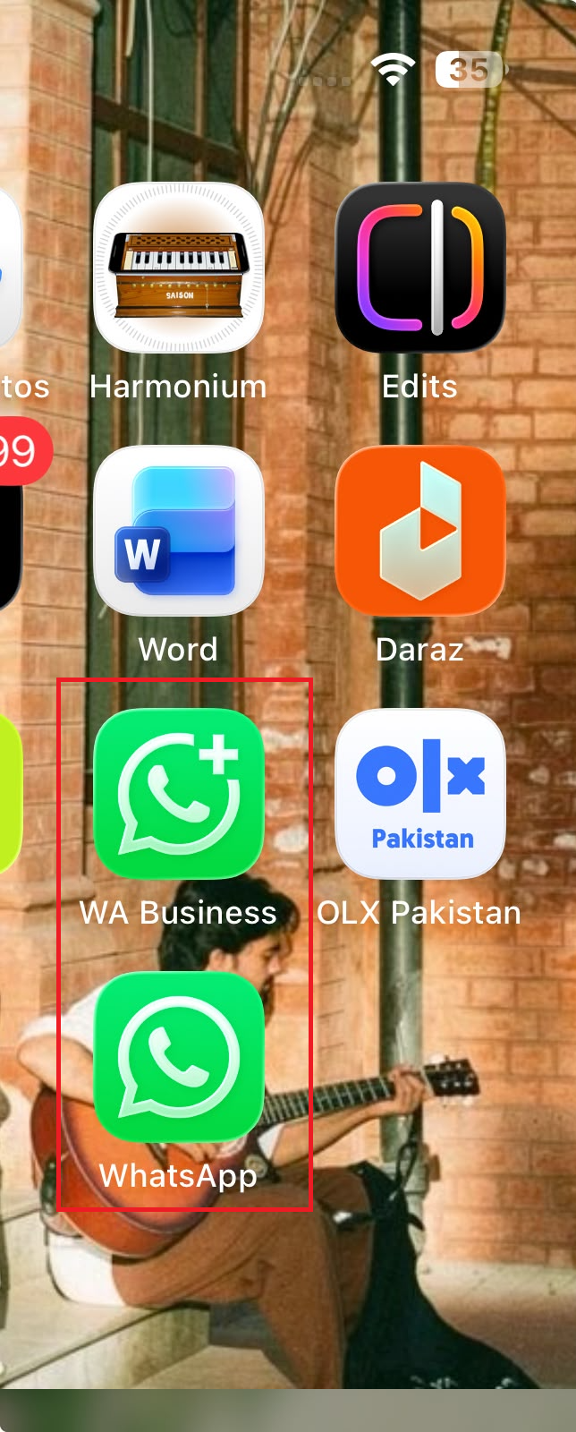 Official WhatsApp listing in the Play Store or App Store before logging in again.