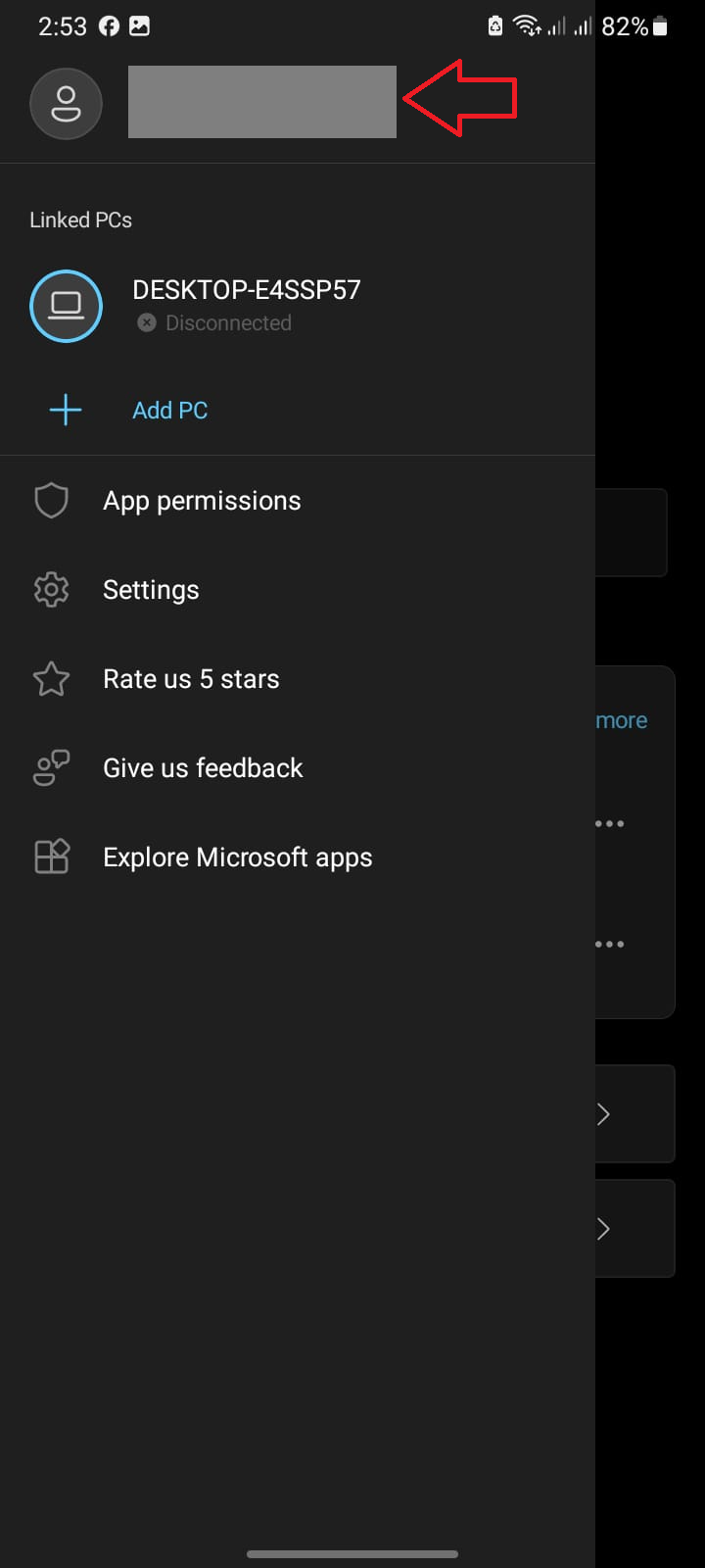 Phone Link on Windows and Link to Windows on Android checking that the same Microsoft account is used on both devices.