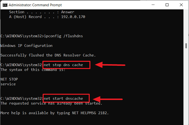 Router restart and Windows DNS flush being used while fixing Minecraft Bedrock Error Code Creeper.