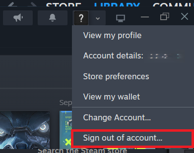 Steam Family game-sharing setup being refreshed before retesting a borrowed game with a No licenses error.