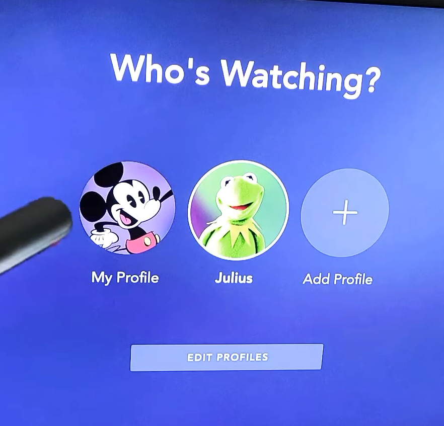 Testing Disney Plus on another device and another profile to isolate a TV-specific problem.